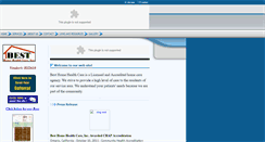 Desktop Screenshot of besthhc.com